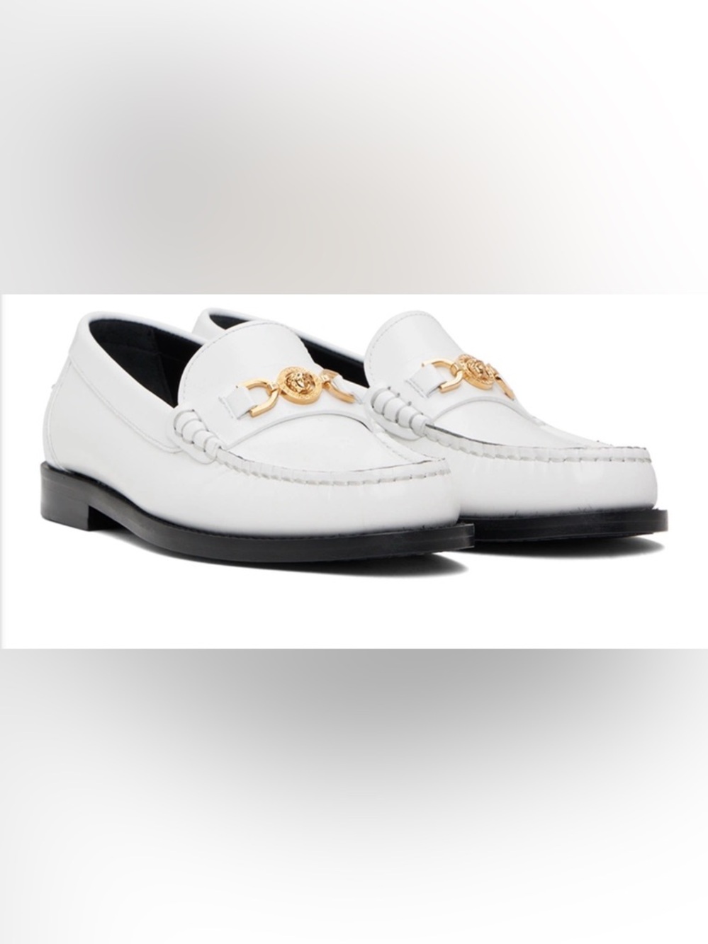 VERSACE Medusa Leather Loafer NEW